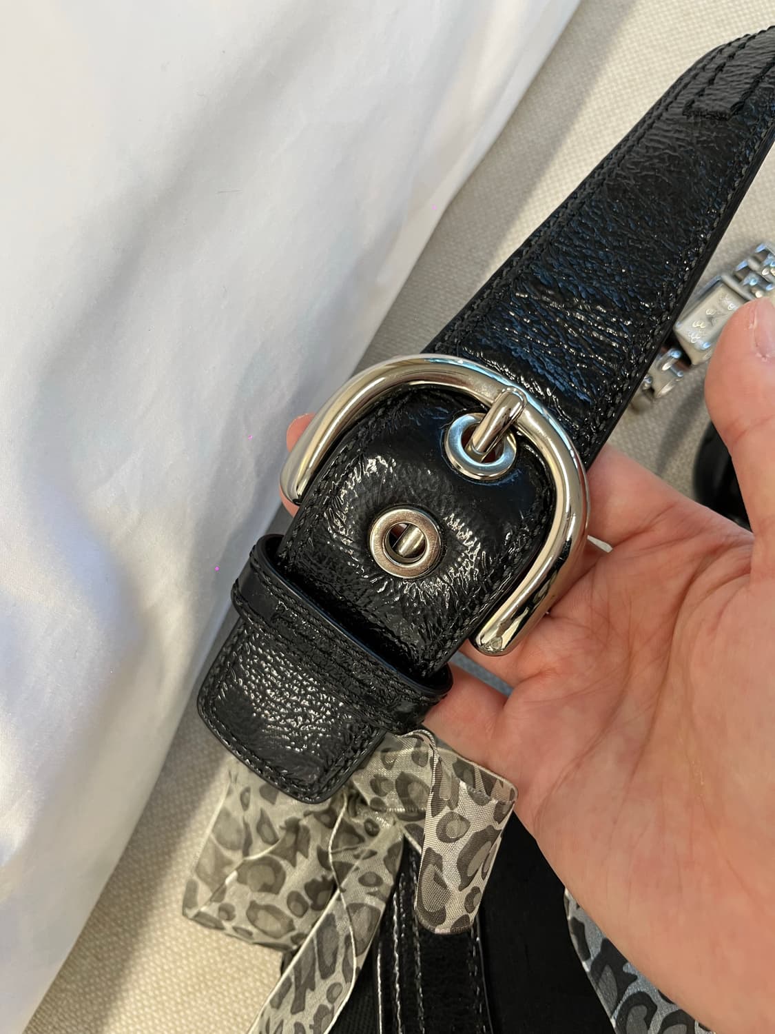 Coach Black Leopard Bag 상품이미지6