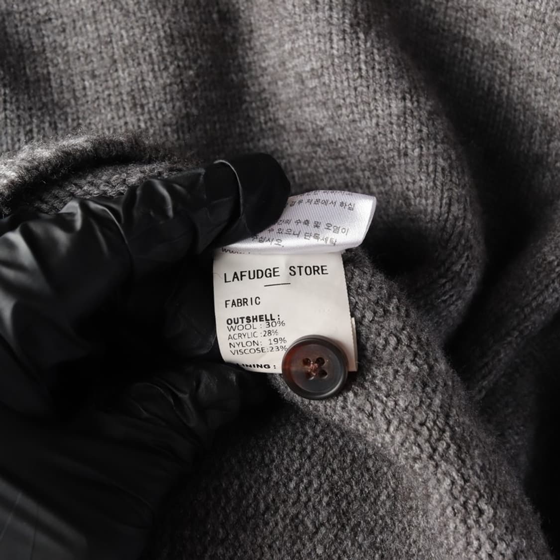라퍼지스토어 울 블렌드 오버핏 헨리넥 니트 L 상품이미지6