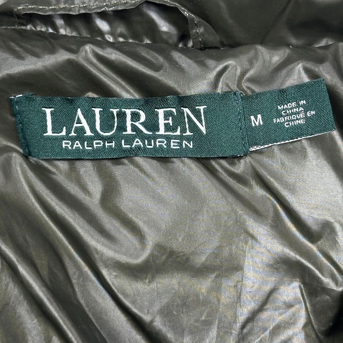 폴로 랄프로렌 RL 클래식 체크 패딩 점퍼 (M 여성추천) 상품이미지6