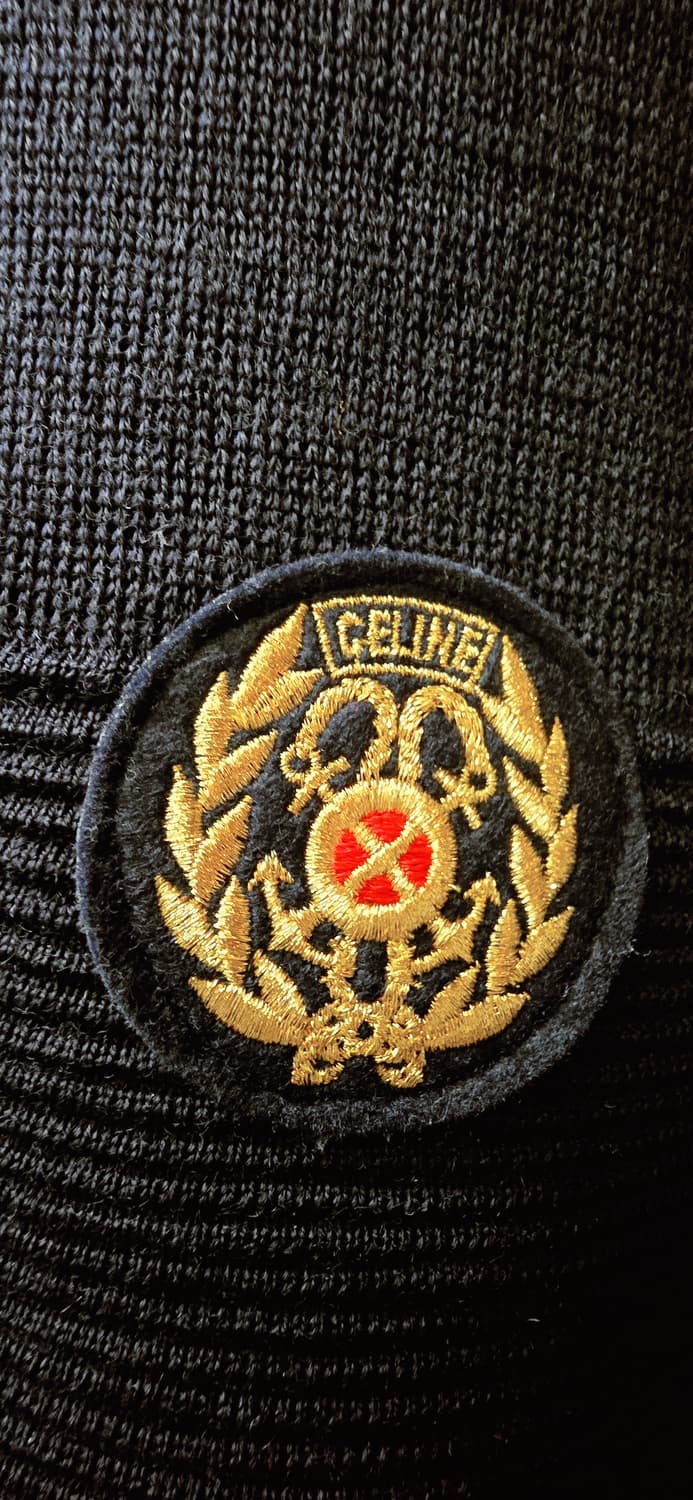 M)올드 셀린느 니트 Made in France 빈티지 CELINE 상품이미지4