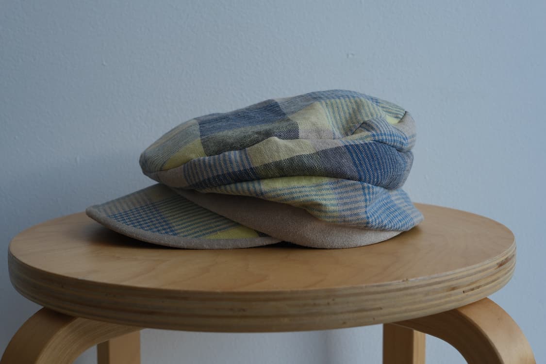 Check suede cap 상품이미지5