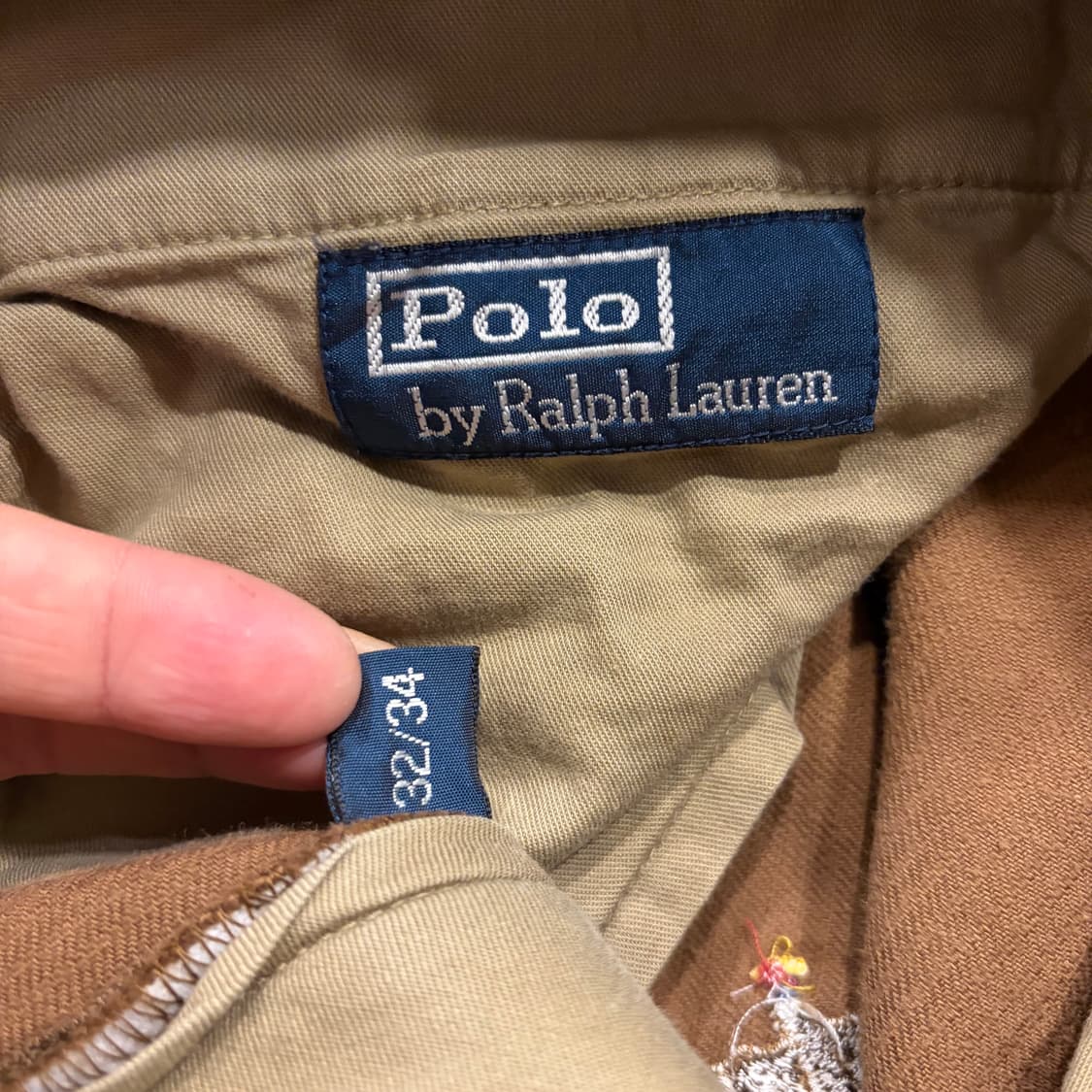 [32x34] 폴로랄프로렌 브라운 덕 코듀로이 자수 바지 C66 상품이미지7