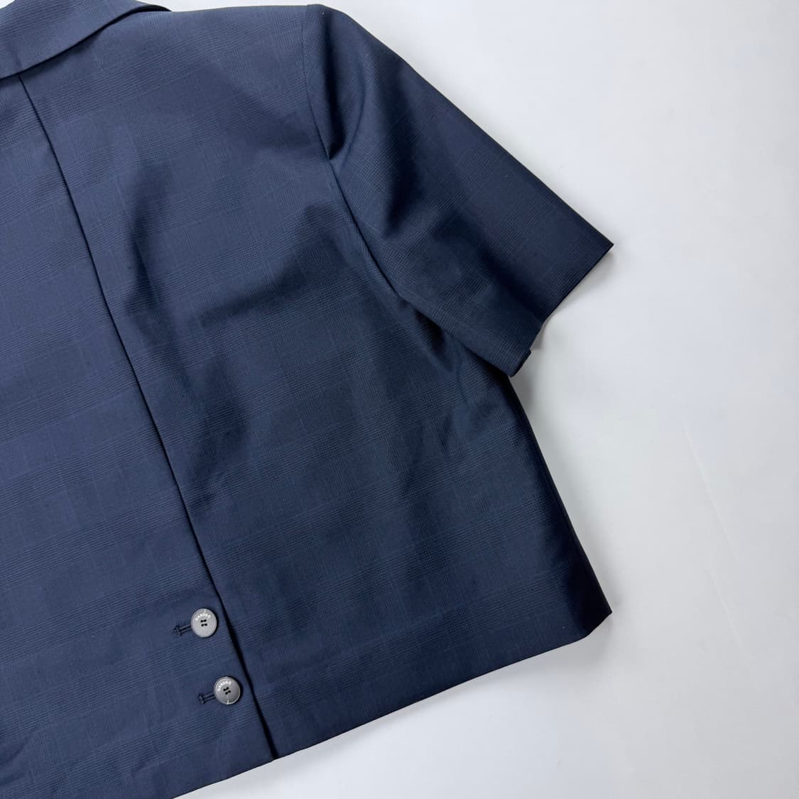 산드로 네이비 반팔 크롭 블레이저 상품이미지10