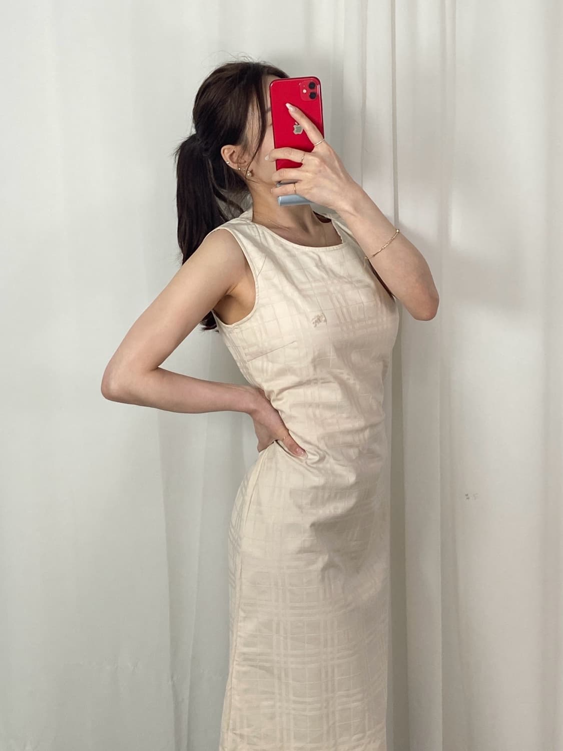 버버리 전체 노바체크 원피스 상품이미지3