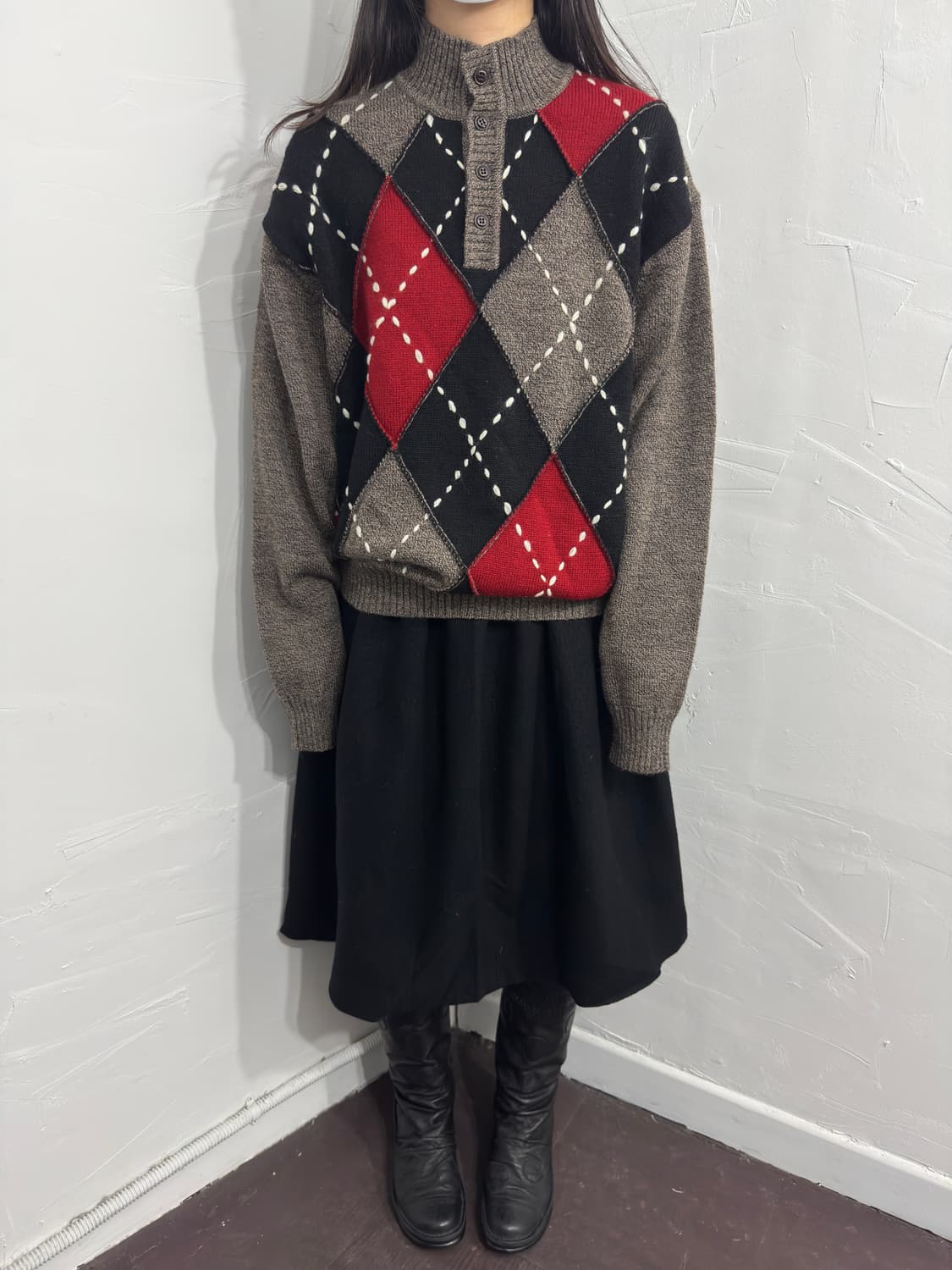 g-stage argyle knit 상품이미지4