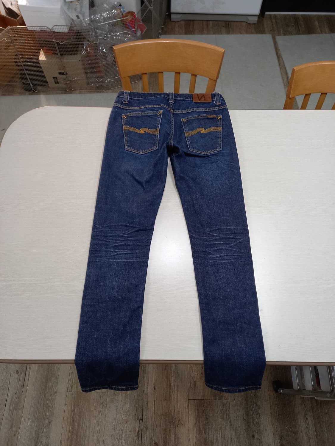 32 NudieJeans Italy 워싱 스판 슬림일자진 32-339 상품이미지2