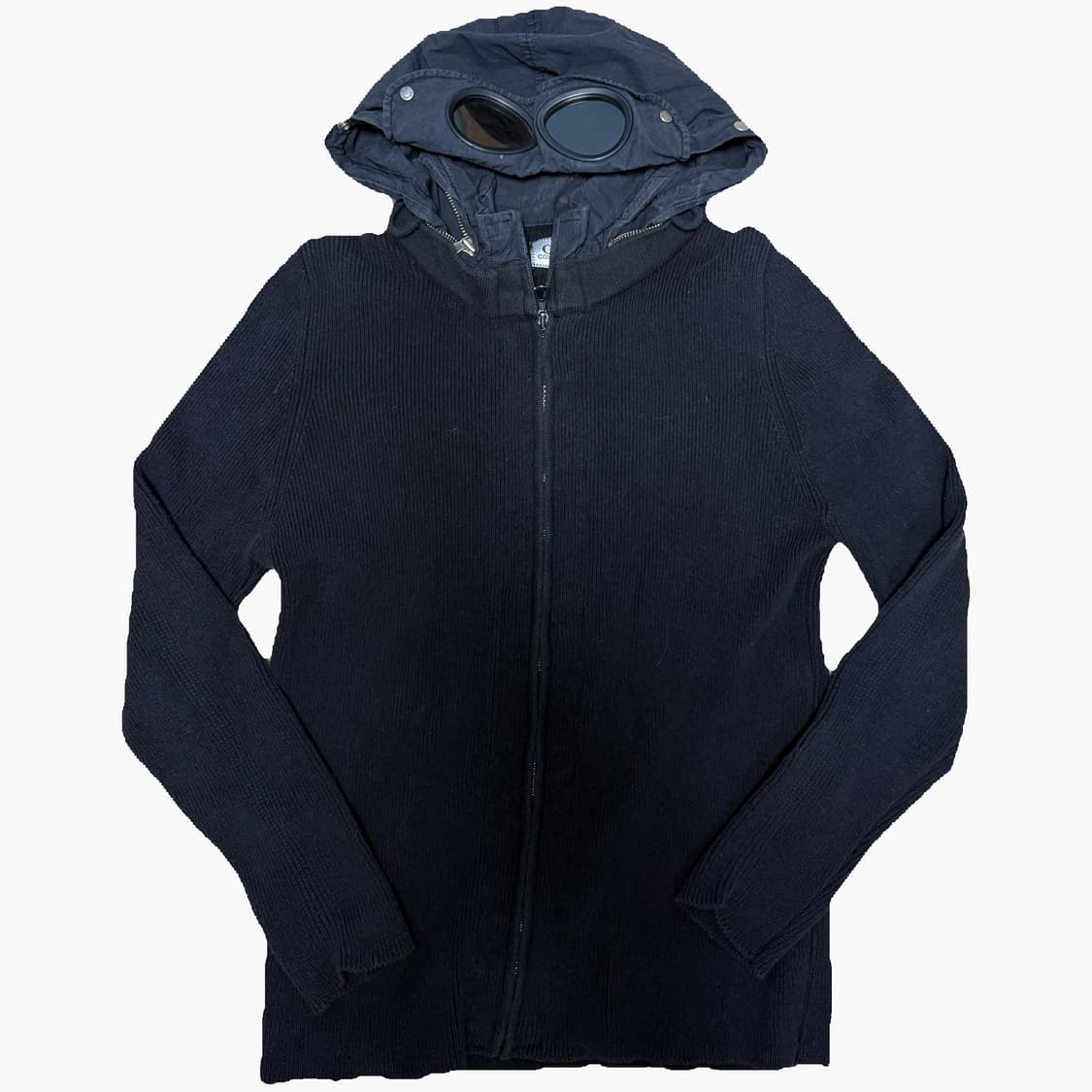 Cp컴퍼니 고글 니트 집업 상품이미지1