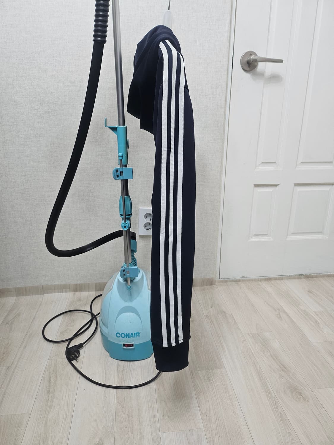 (95)M☆초대장급☆ 아디다스 파이어버드 플락 [네이비] 트랙탑 후드져지 상품이미지5