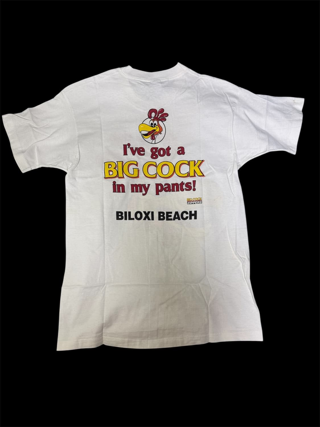 빈티지 90s cock 프린팅 티셔츠 L 상품이미지5