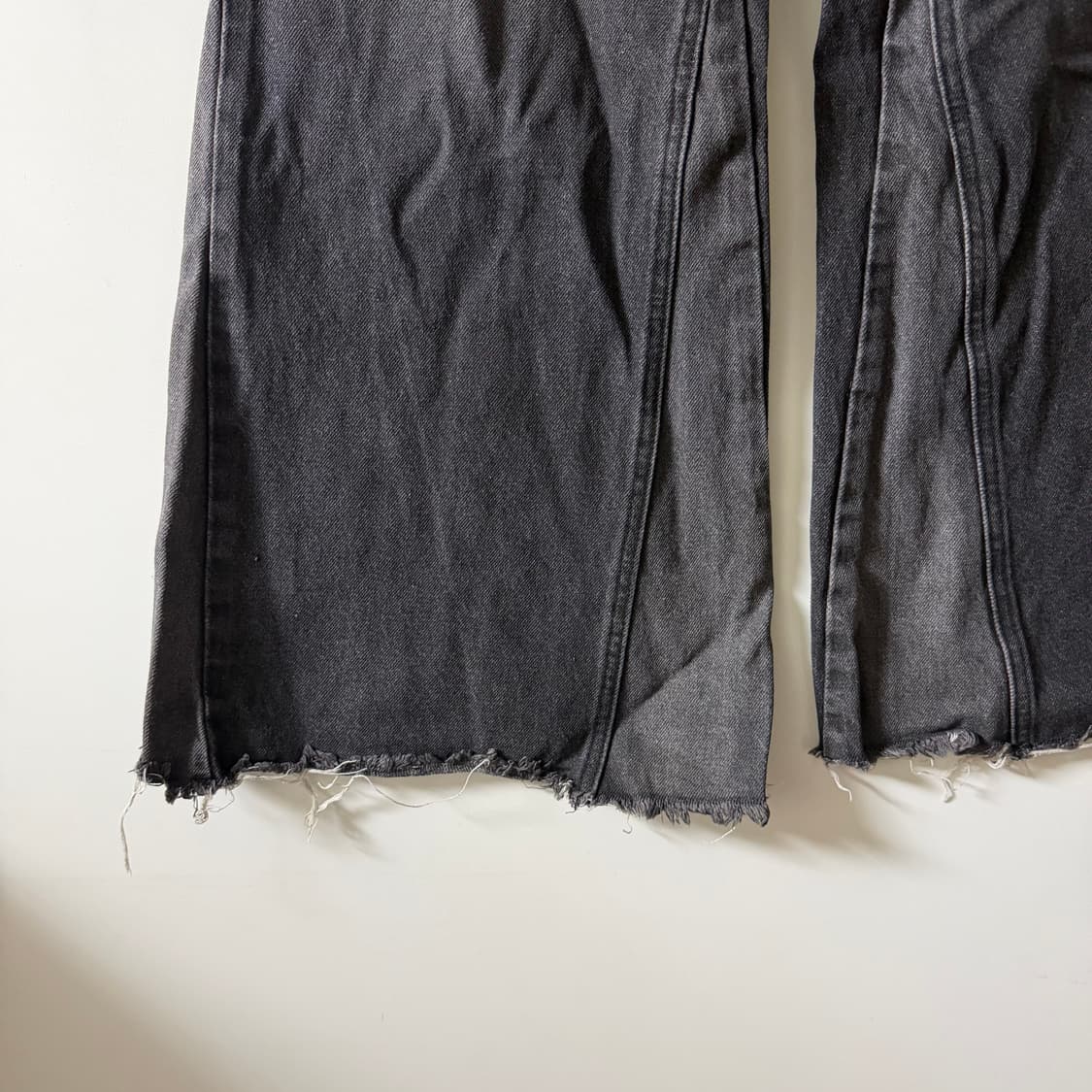 여자 흑청 부츠컷 팬츠 M 상품이미지3