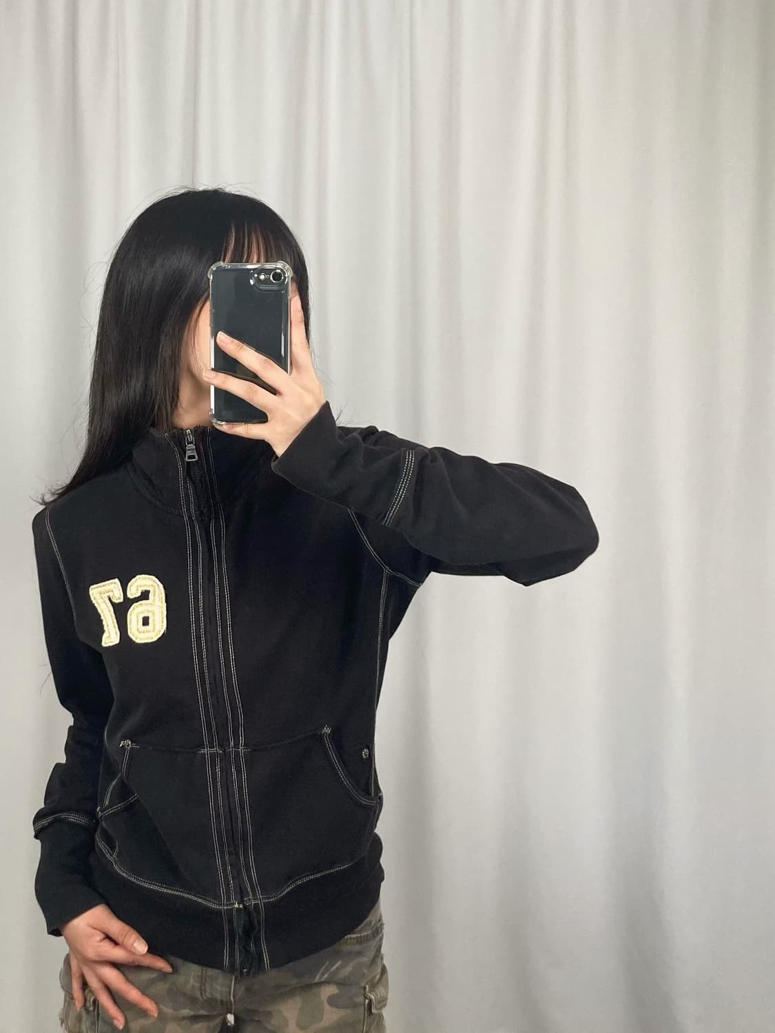폴로 진스 블랙 집업 상품이미지2