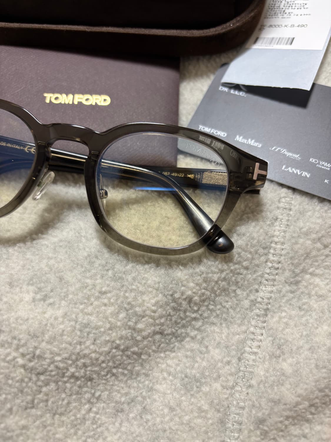 톰포드 TF6000-057 그레이 이청아안경 상품이미지2