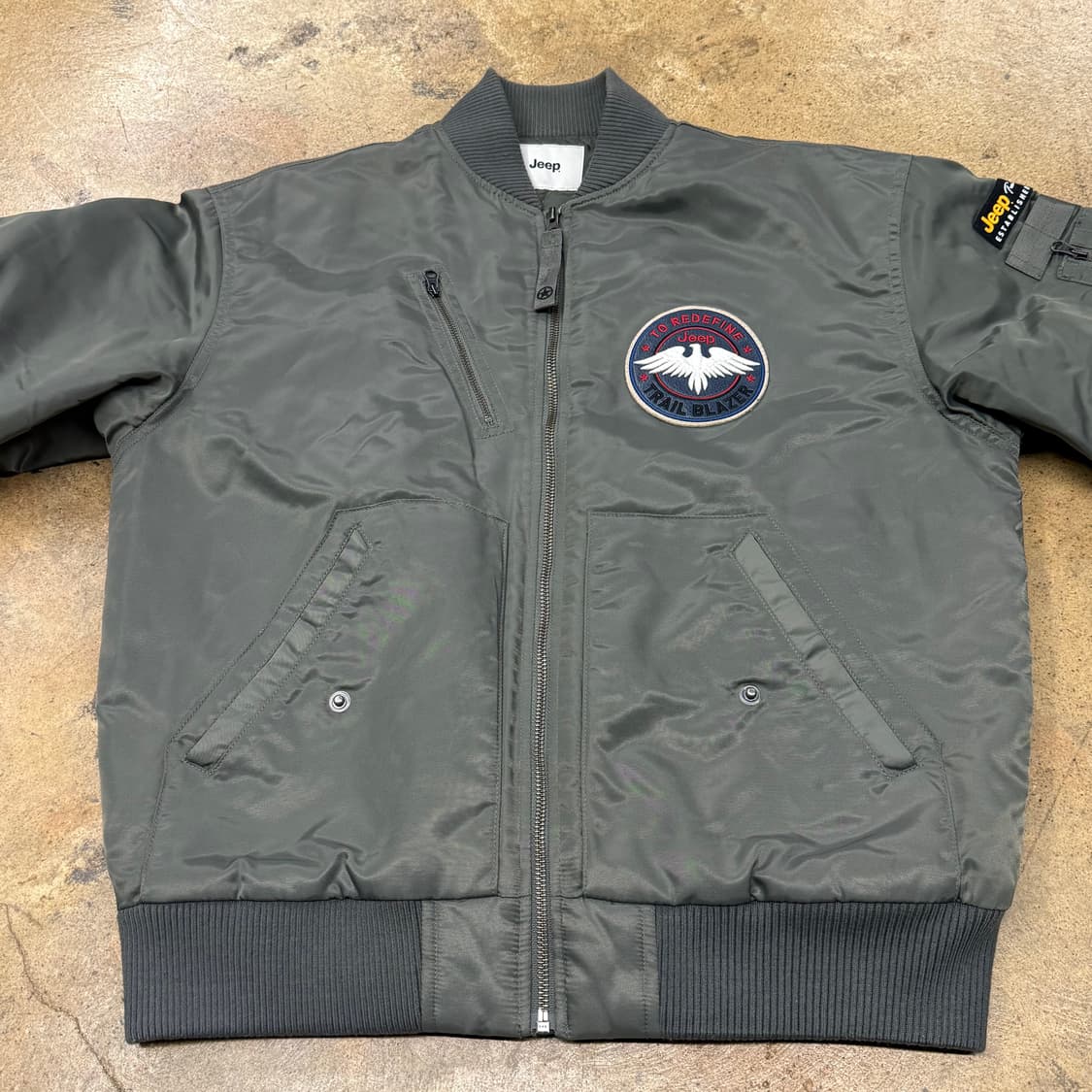 [정품/S] Jeep 트레일 블레이저 봄버 자켓 b19 상품이미지3
