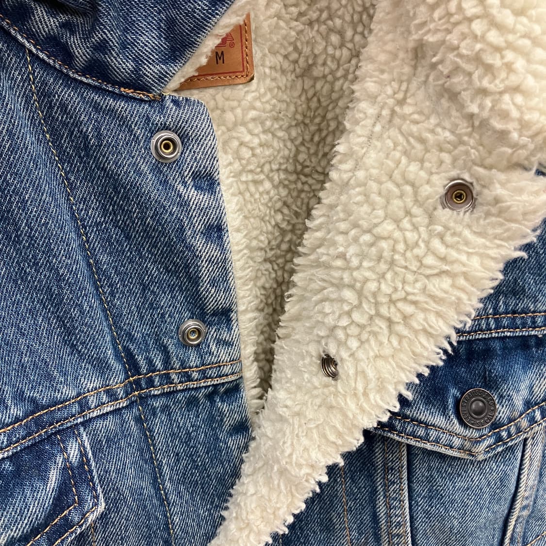리바이스 쉐르파 트러커 데님 자켓 M 상품이미지8