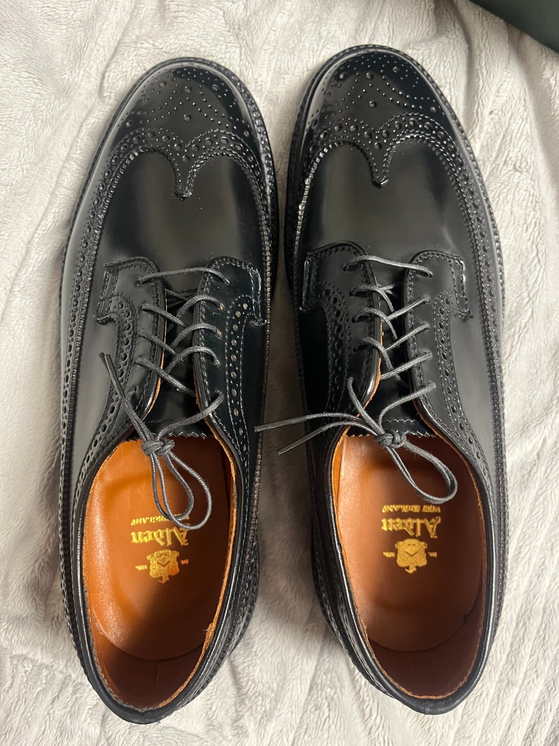 알든 윙팁 블랙 코도반 9751 9.5e 상품이미지9