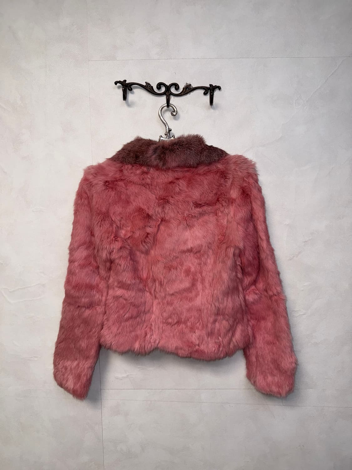 Baby pink rabbit fur jacket  상품이미지6