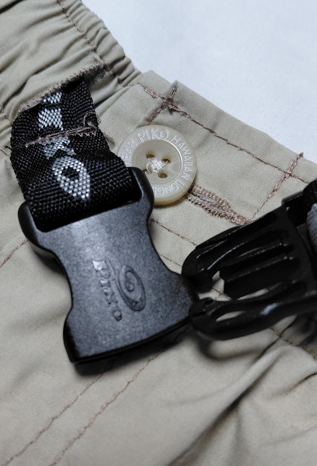 [Y2K/빈티지/L] PIKO 피코 테크니컬 7부 카고 팬츠 (베이지) 상품이미지4