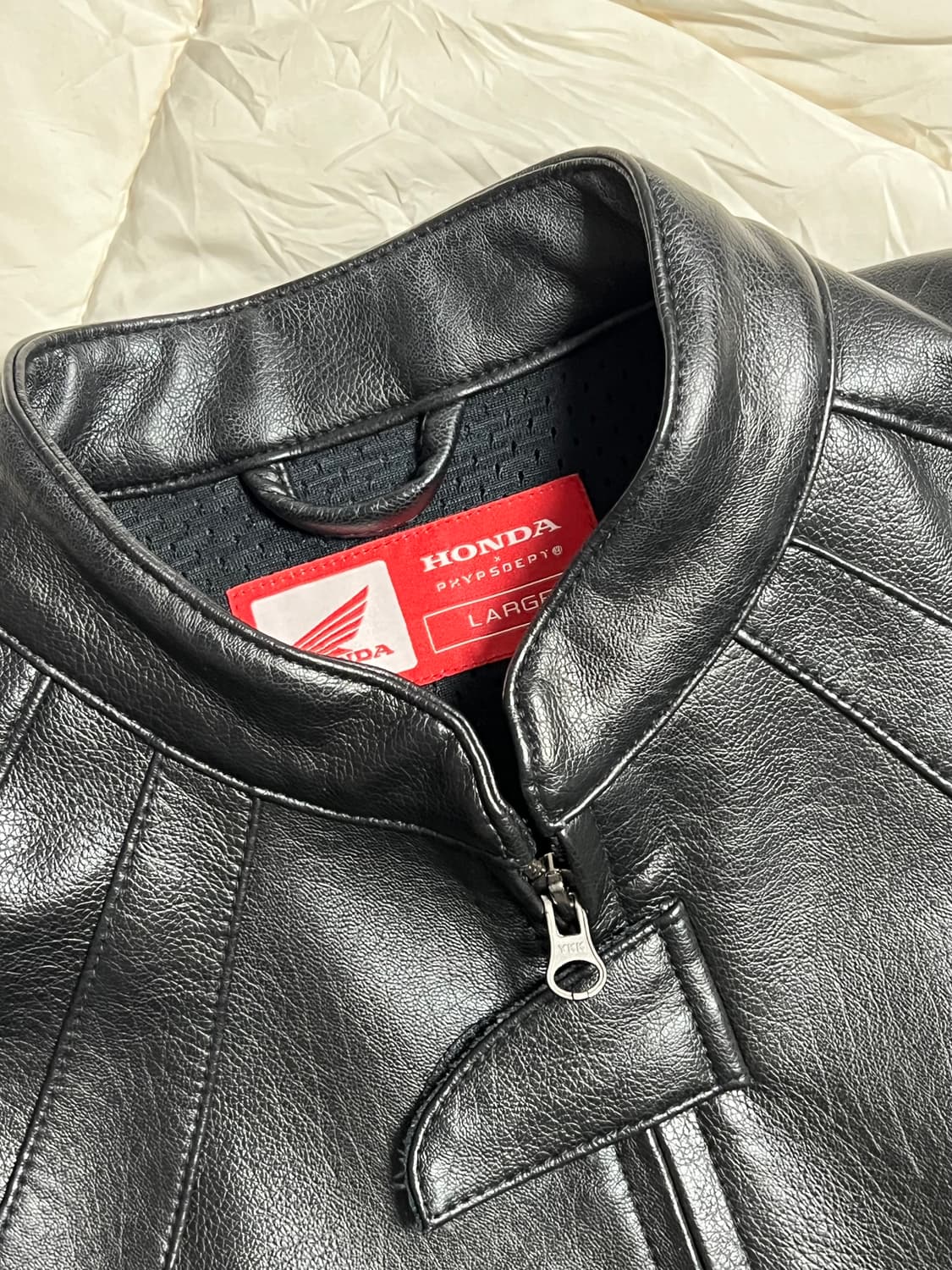 혼다 모터사이클 레더자켓 L사이즈 상품이미지4