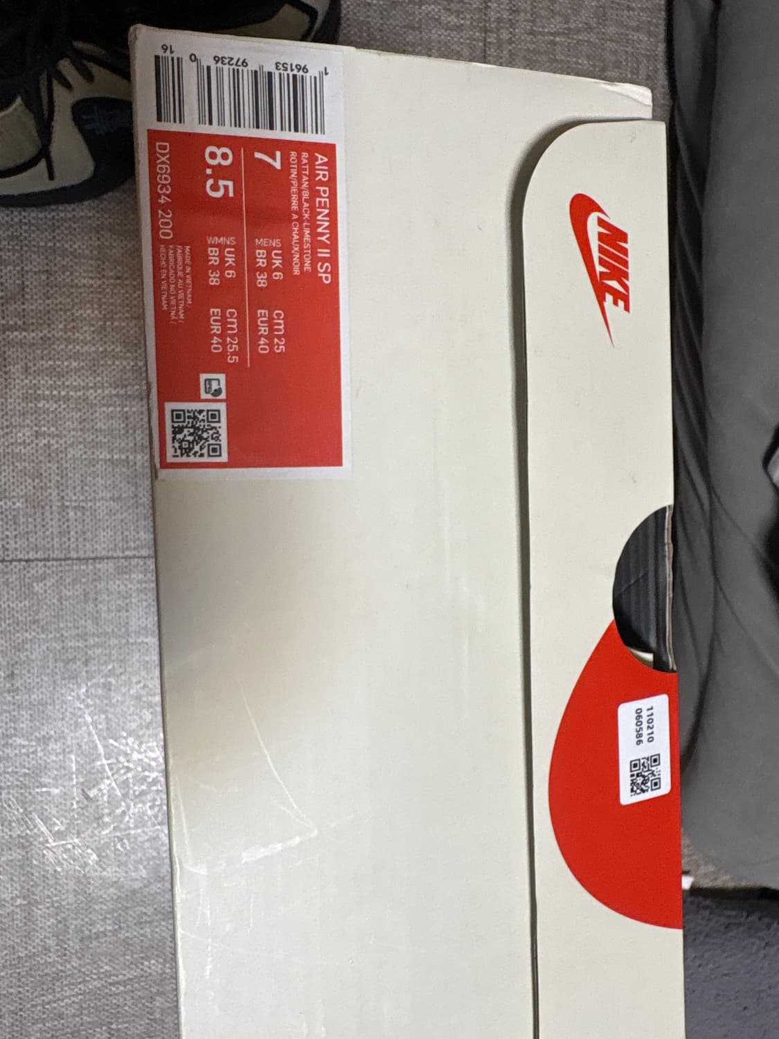 나이키 스투시 에어 페니 2 라탄 앤 라임스톤 250mm US 7 사이즈 상품이미지6