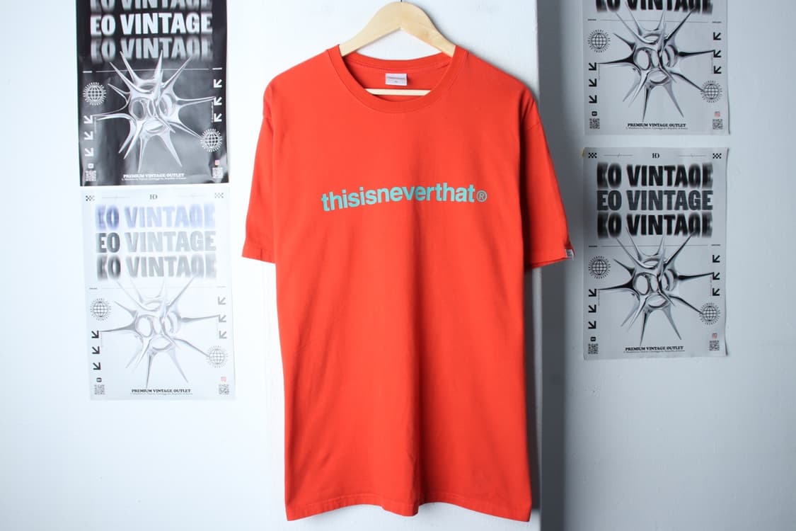 (XL-2XL) 디스이즈네버댓 반팔 티셔츠 빅사이즈 오렌지-H31059 상품이미지2