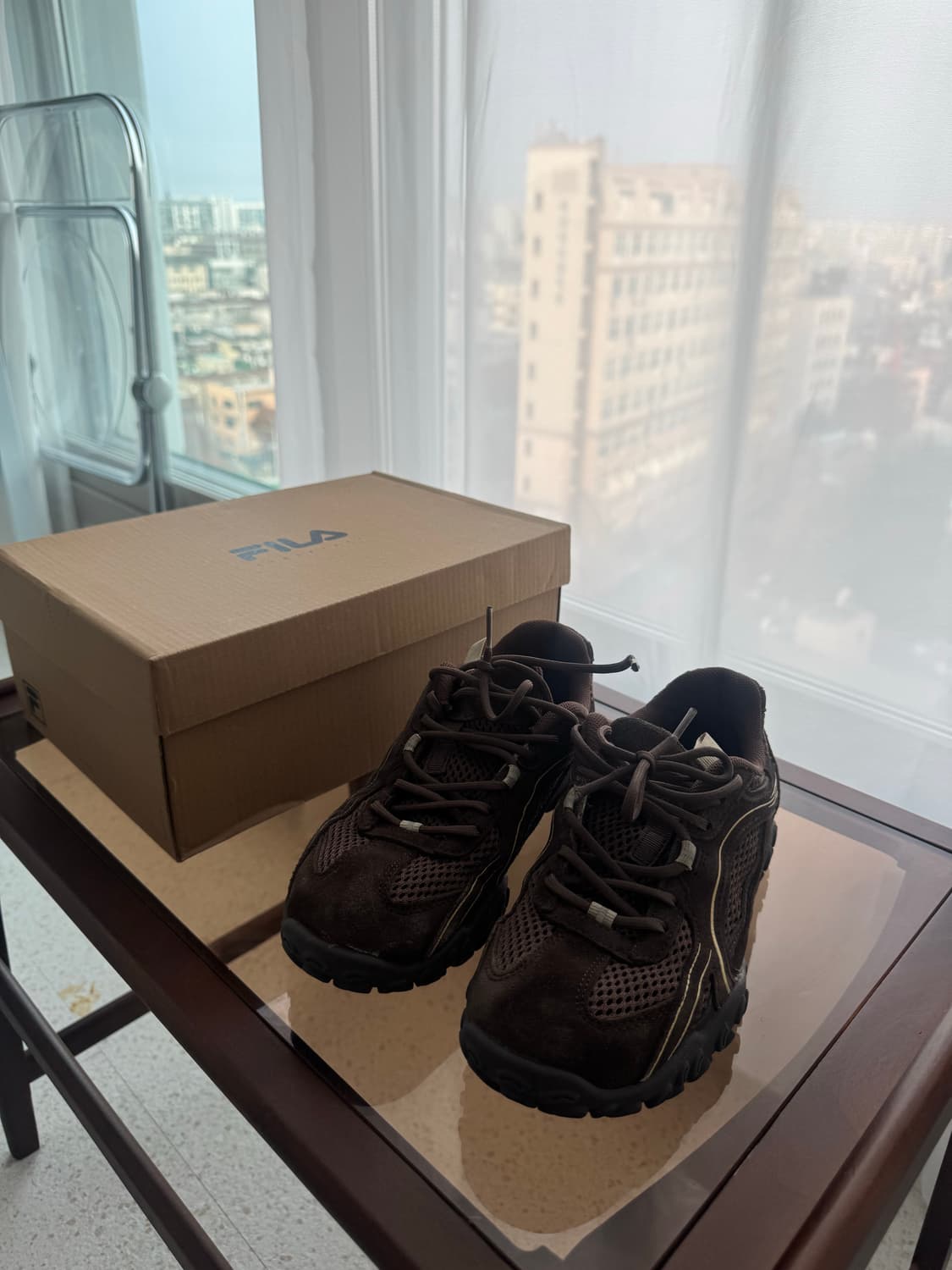 휠라 에샤페 초코 한소희 운동화 235 상품이미지8