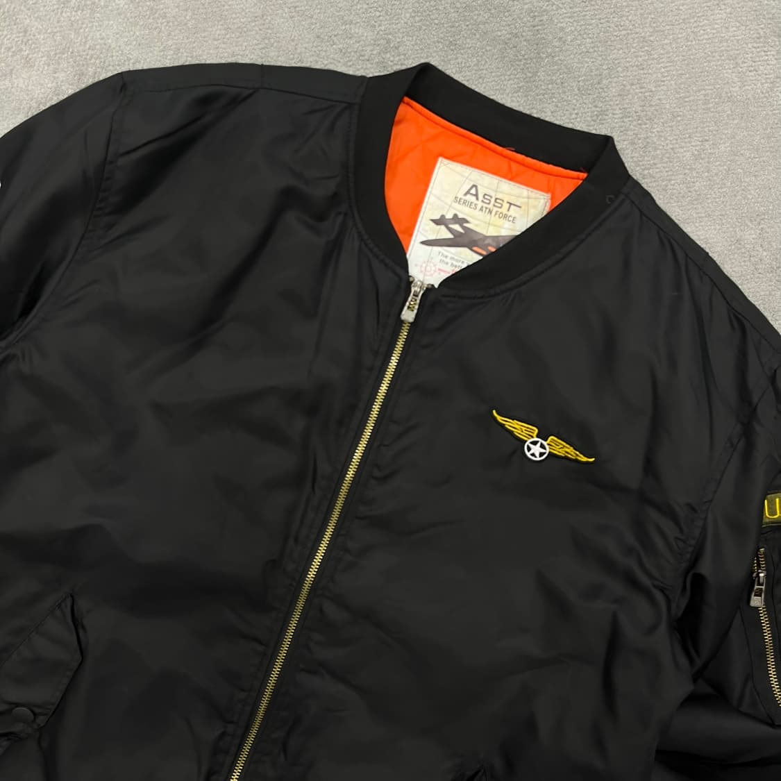XL ASST 빈티지 US아미 패치 항공점퍼 상품이미지2