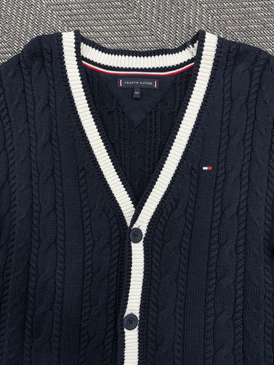 타미힐피거 가디건 네이비 상품이미지2
