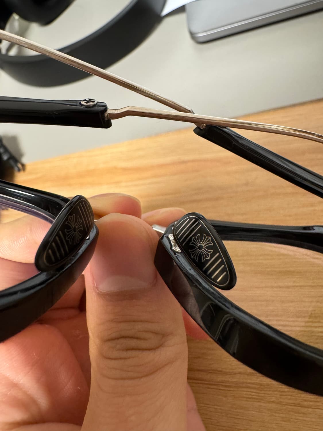 크롬하츠 sac 안경 블랙 실버 bk/ss 상품이미지6