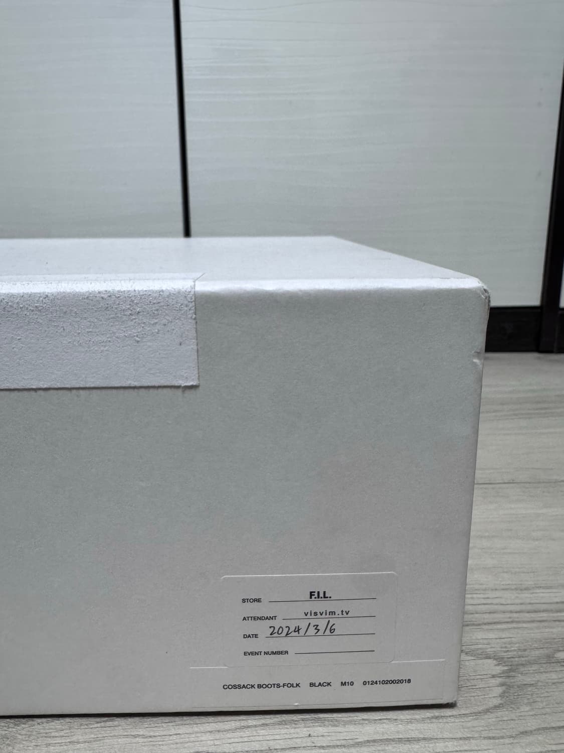 [10] 비즈빔 24SS 코삭 부츠 블랙 상품이미지9