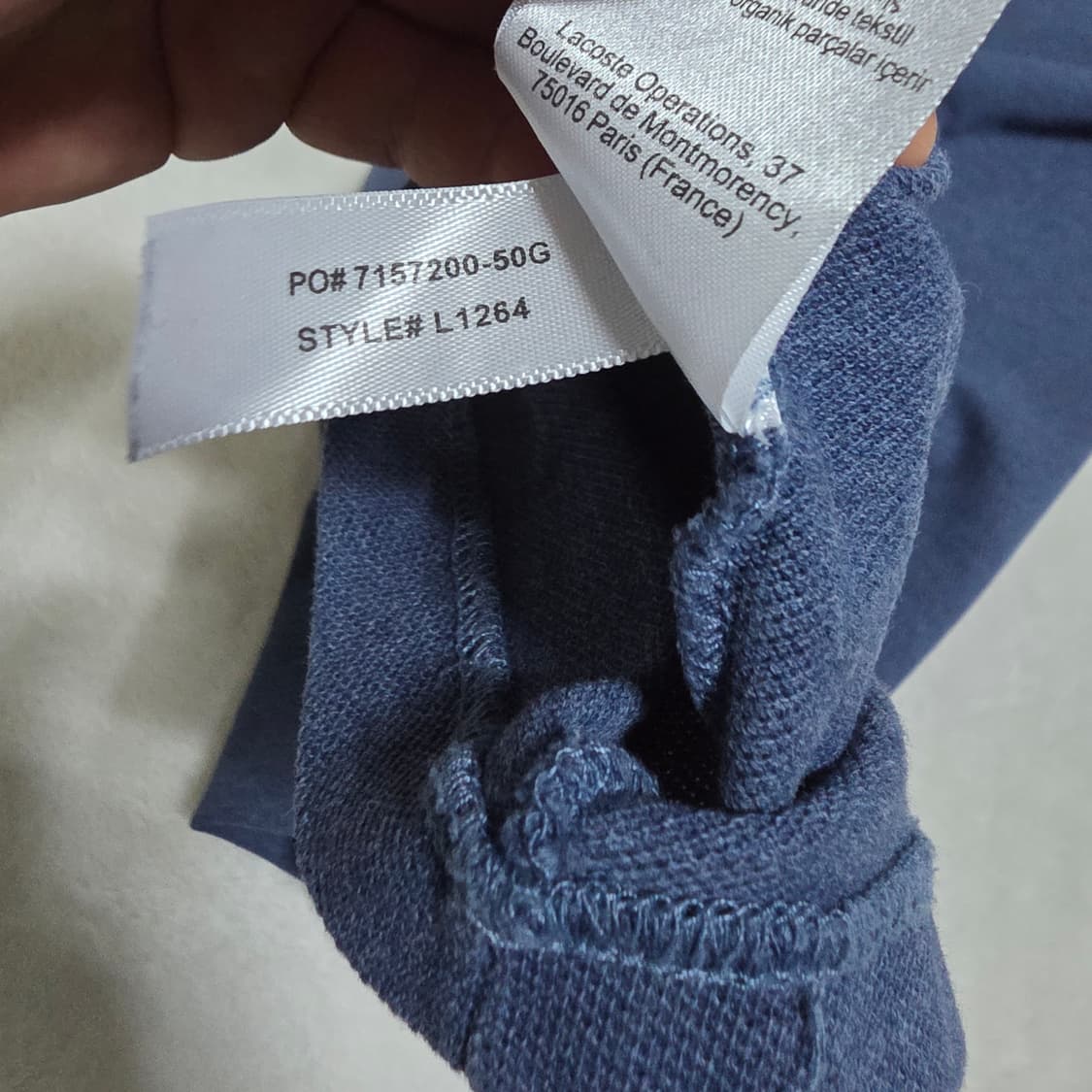 (110)라코스테 반팔 카라 티셔츠 상품이미지5