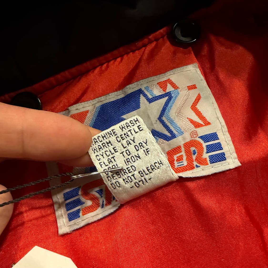 [L] 올드 스타터 NBA 시카고 불스 후드 자켓 블랙 B393 상품이미지7