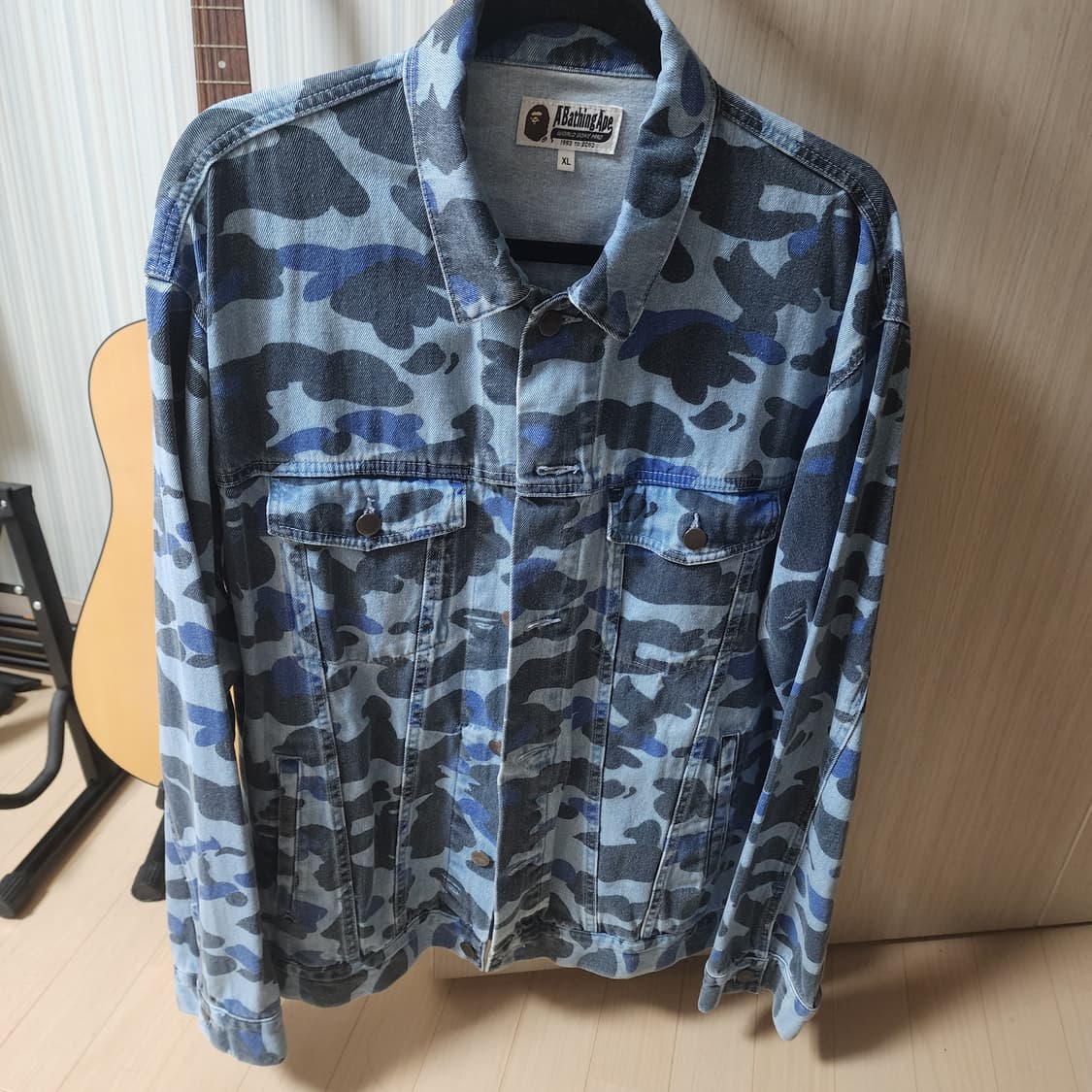 BAPE 블루 카모 데님 자켓 상품이미지2