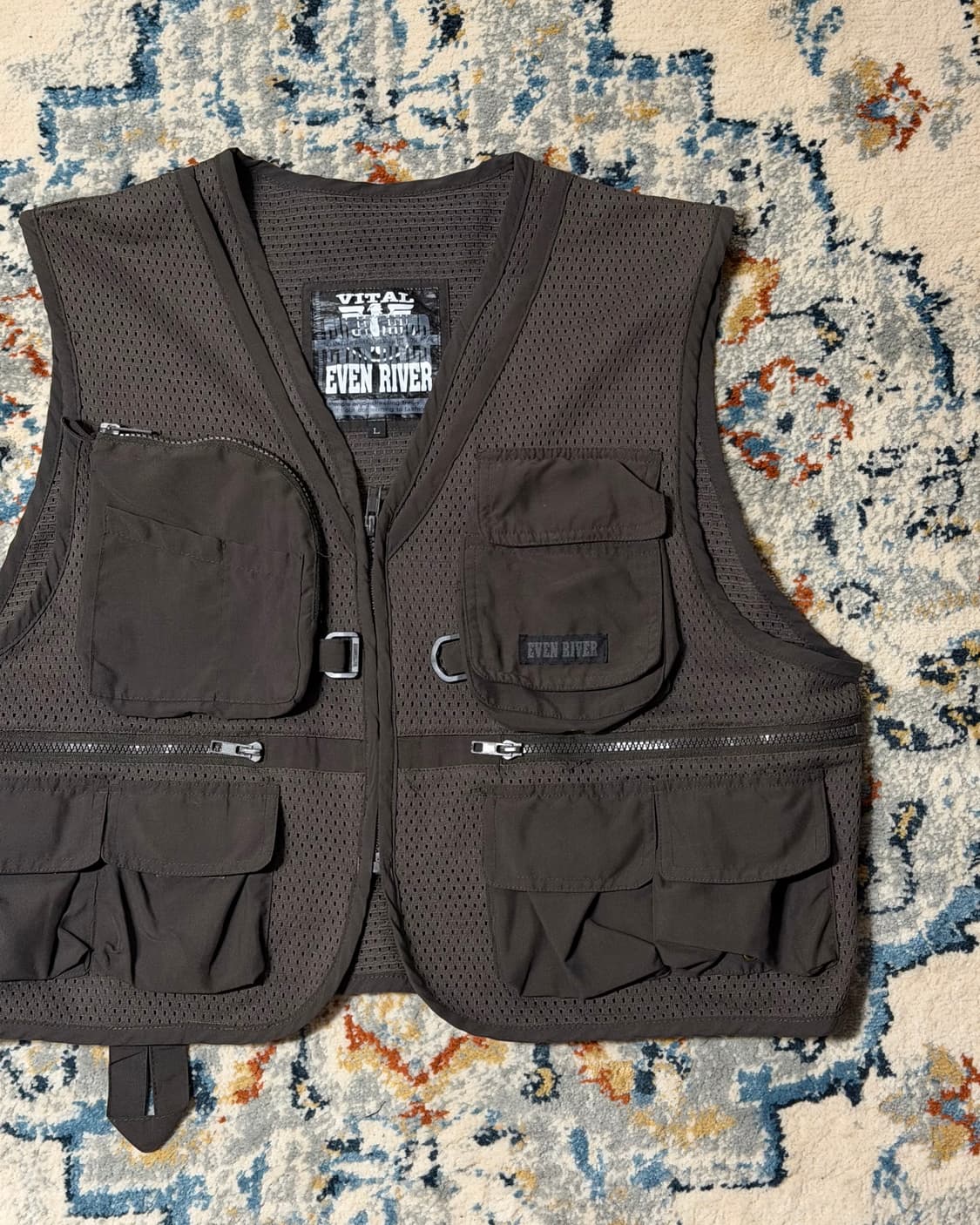 EVENRIVER work vest 빈티지 워크 베스트 상품이미지1