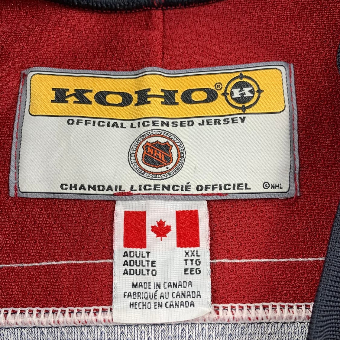 90s KOНO NHL 밴쿠버 캐넉스 하키 저지 상품이미지7