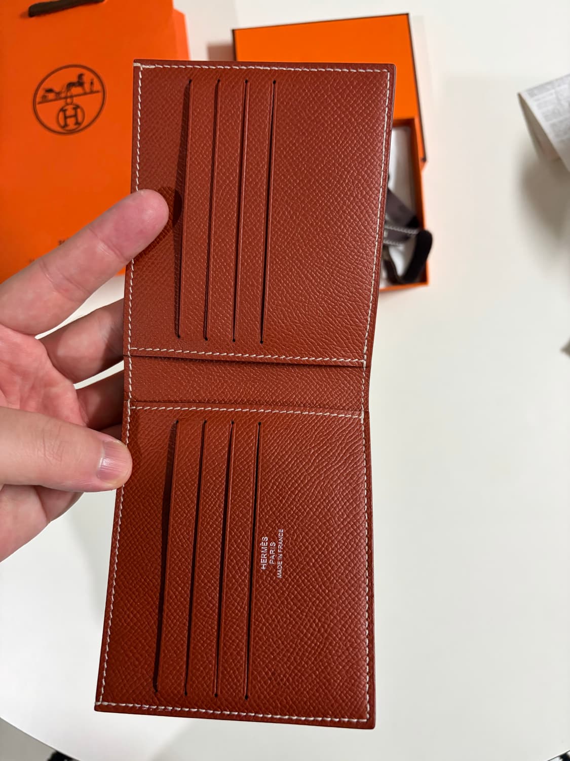 에르메스 시티즌 반지갑 골드 상품이미지2