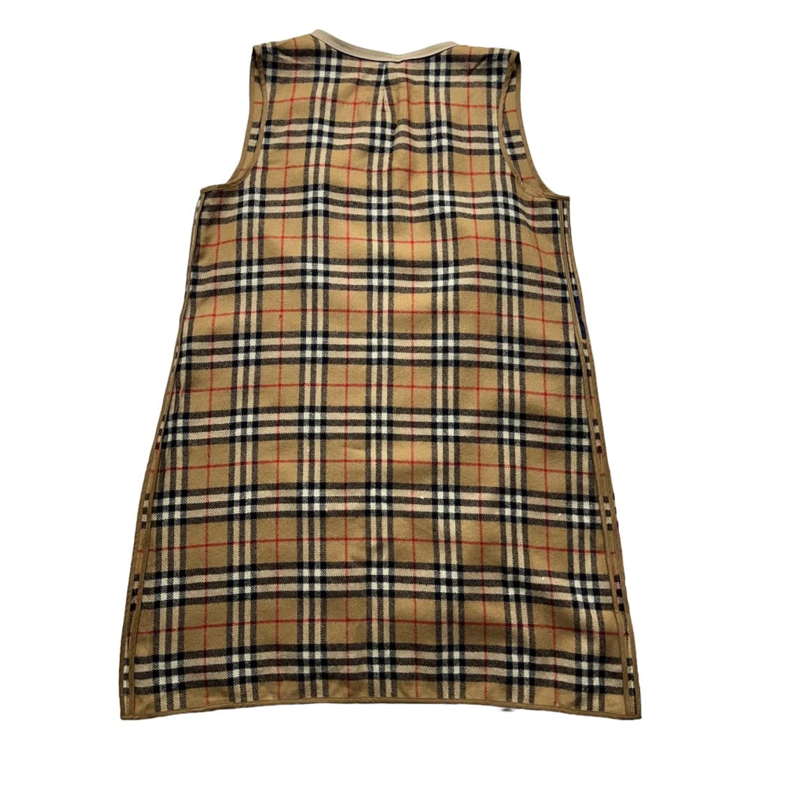 버버리 울 노바 체크 조끼 중고 구제 빈티지 상품이미지2