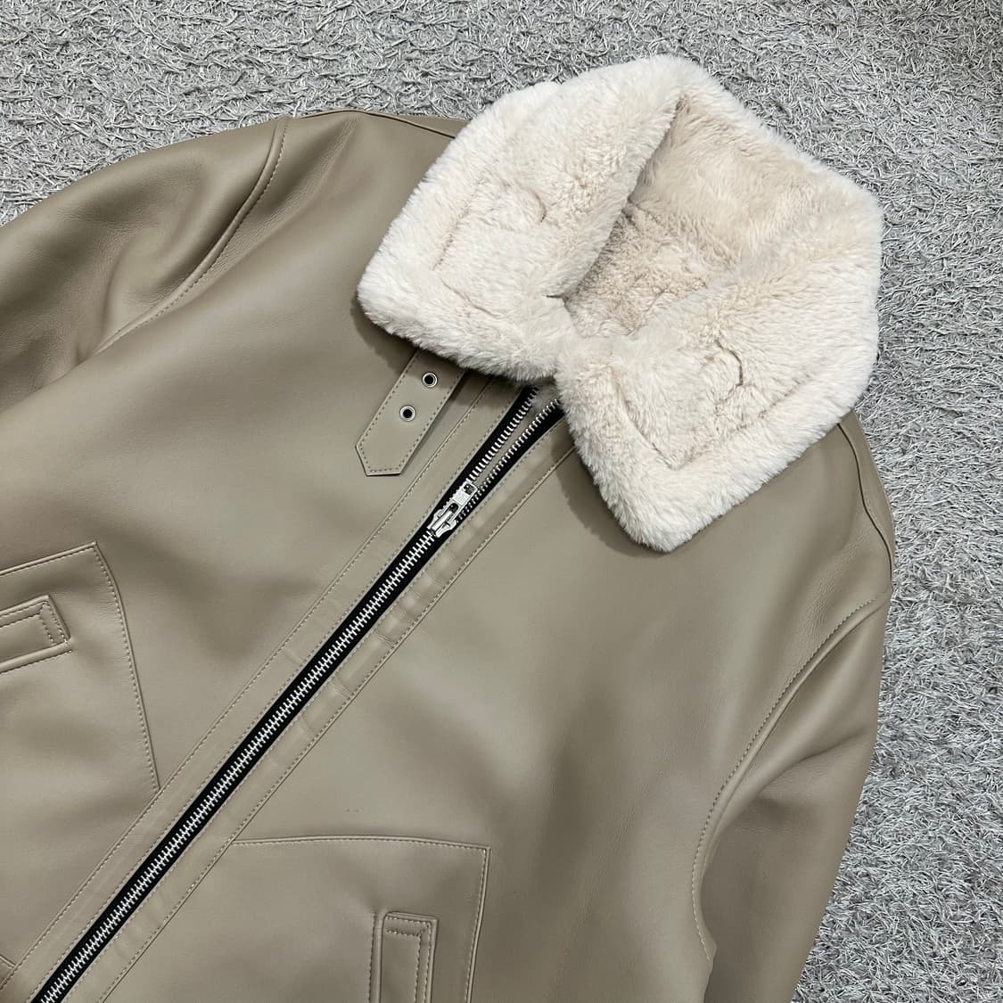 [95-100] 도프제이슨 무스탕(개봉후미착용) 상품이미지1