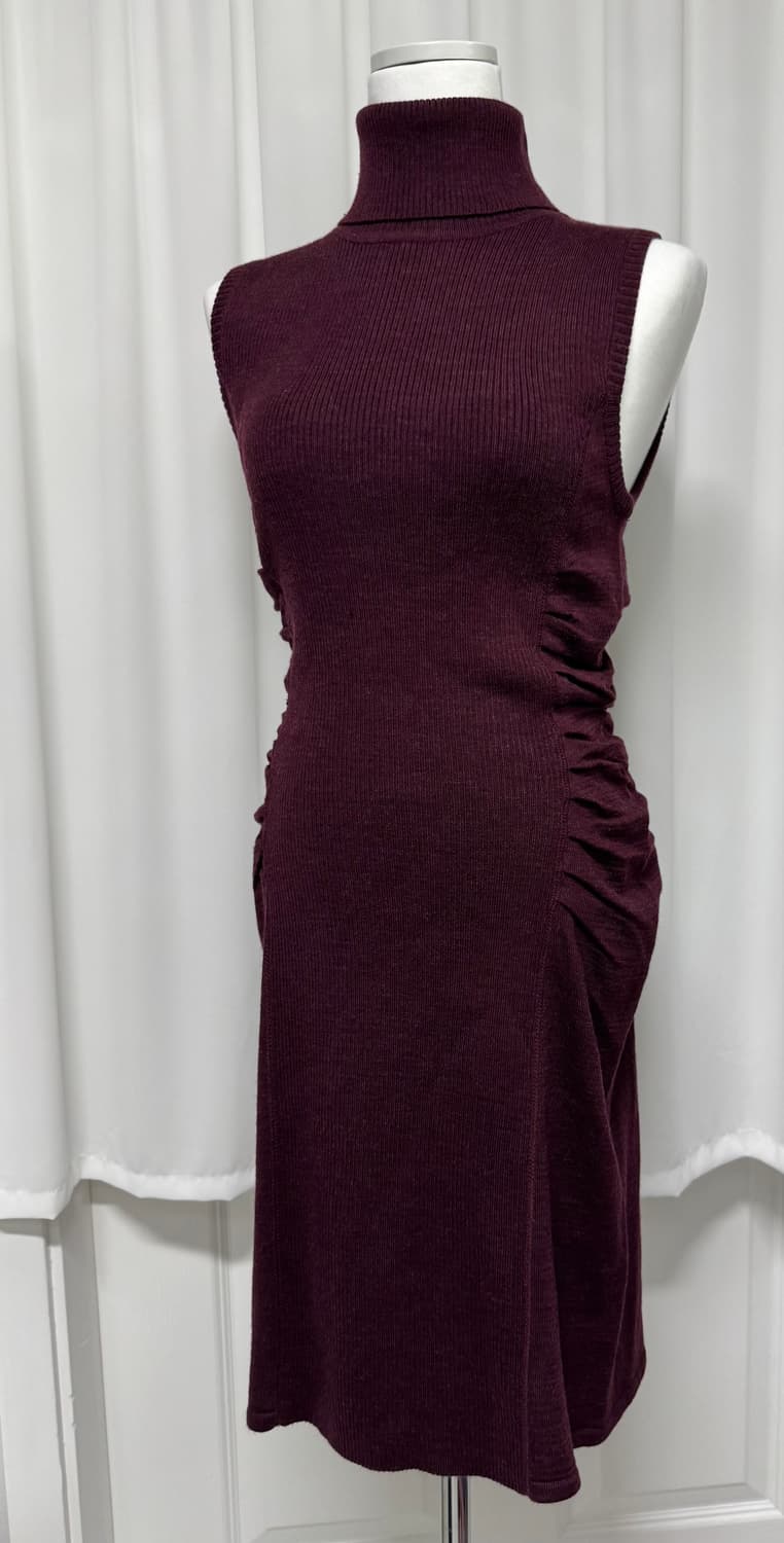 CK 캘빈클라인 골지 터틀넥 원피스 상품이미지2