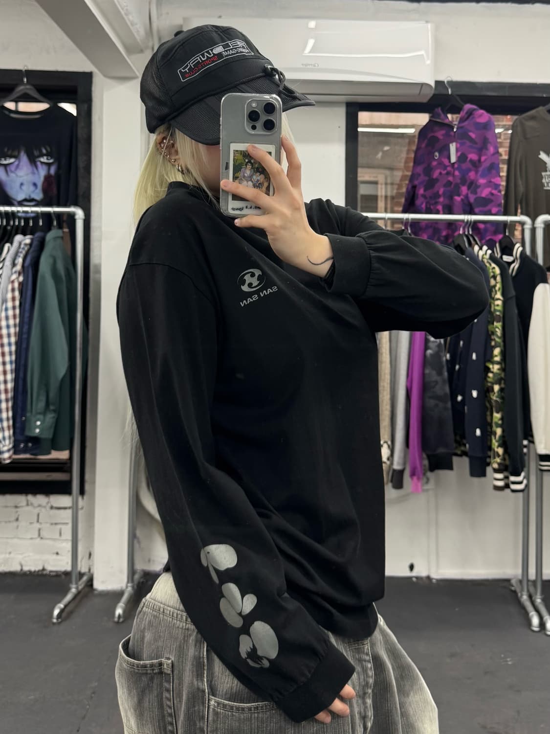 산산기어 사이드 로고 롱슬리브 상품이미지3