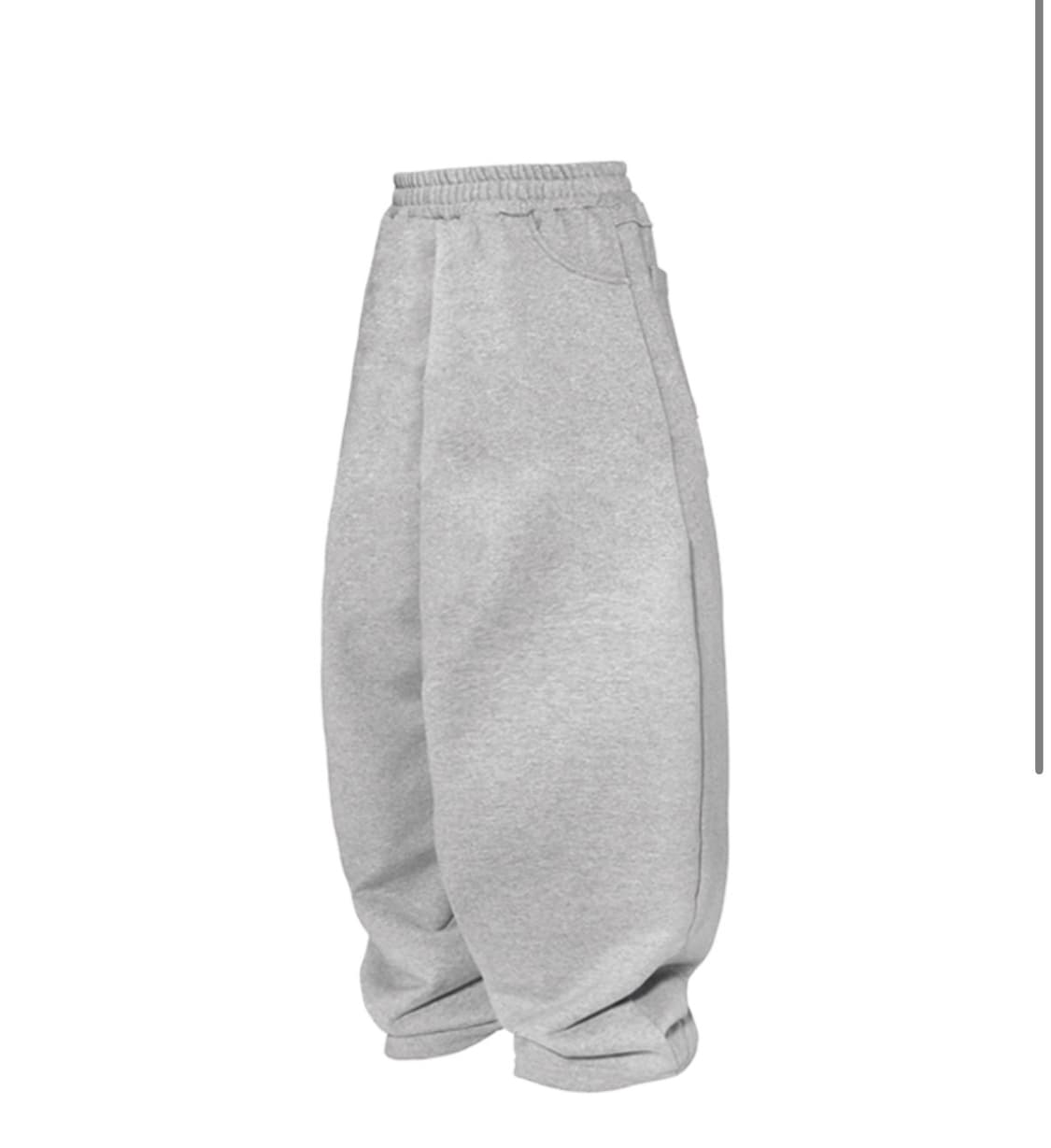 MJD 에브리데이 스웨트 배기 팬츠 멜란지 그레이 상품이미지1