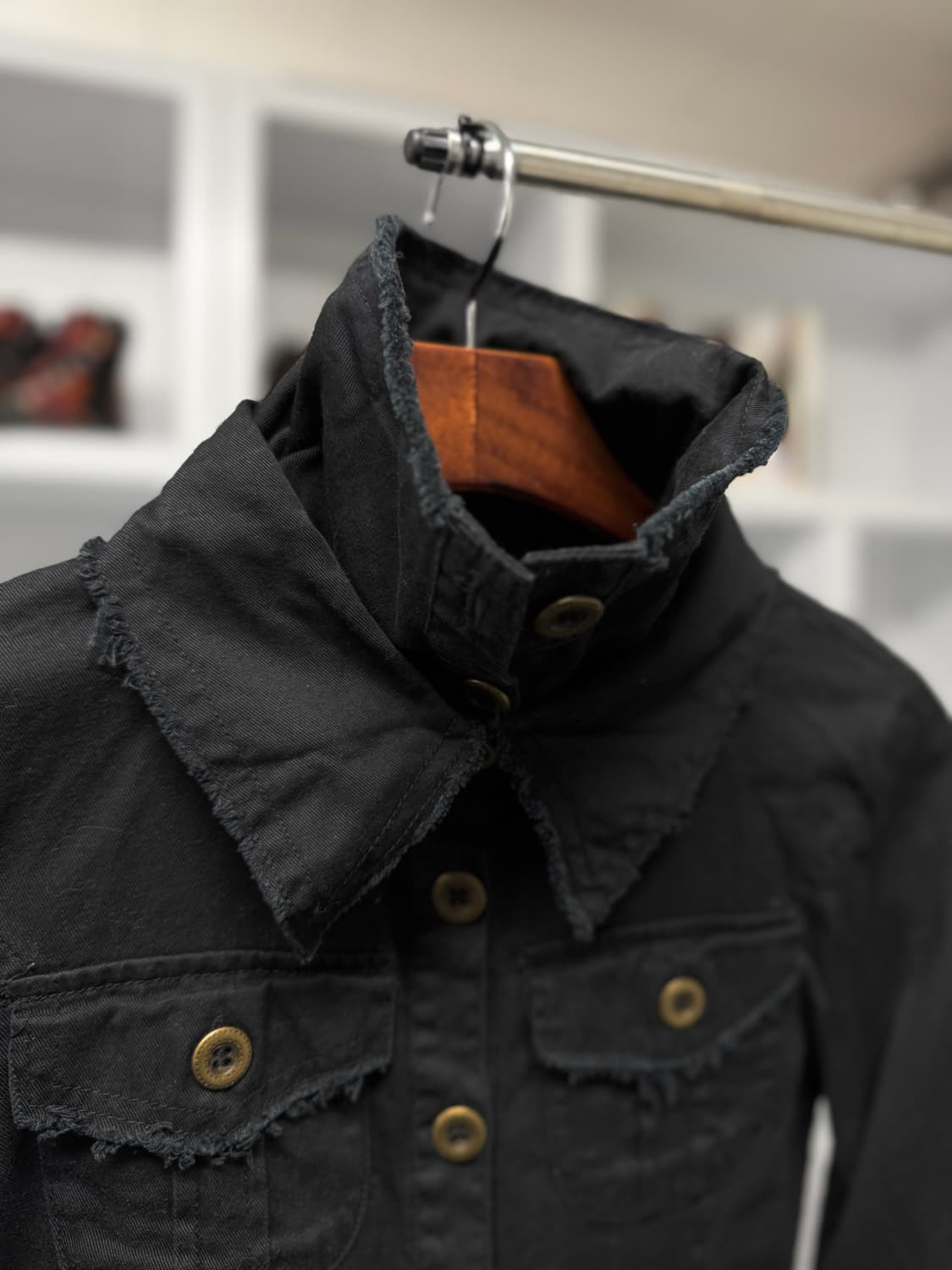 rote rose 더블 넥 셔츠 상품이미지2