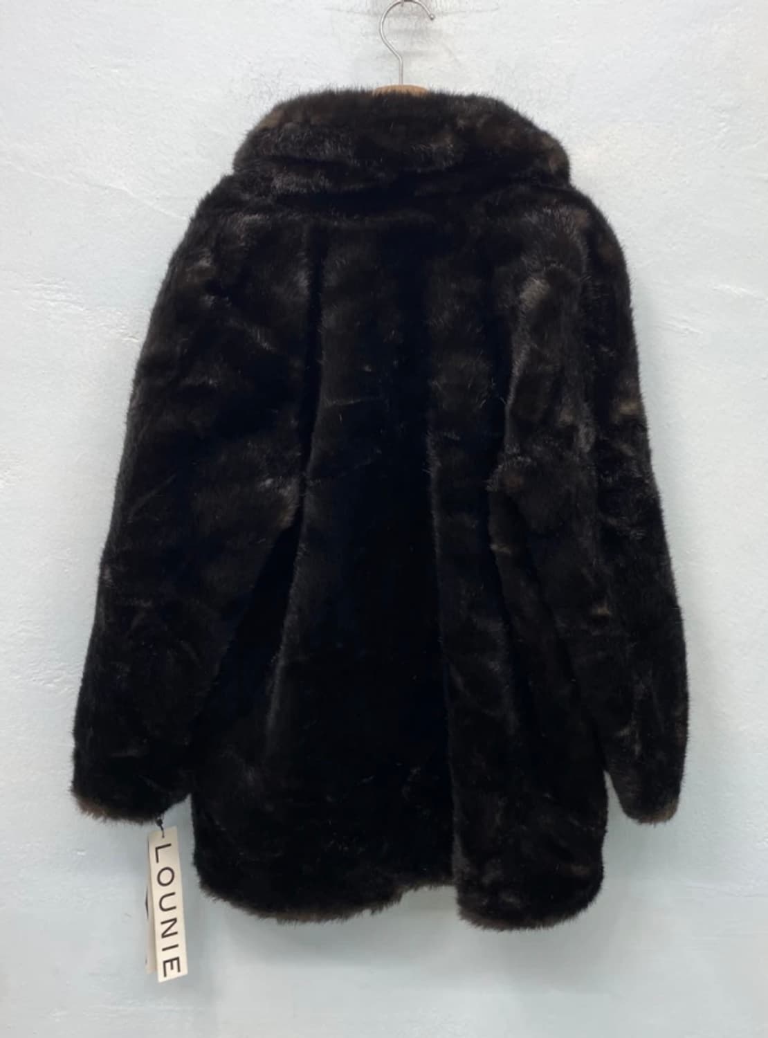 [8542](Dead stock)Lounie brown fur coat# 상품이미지4