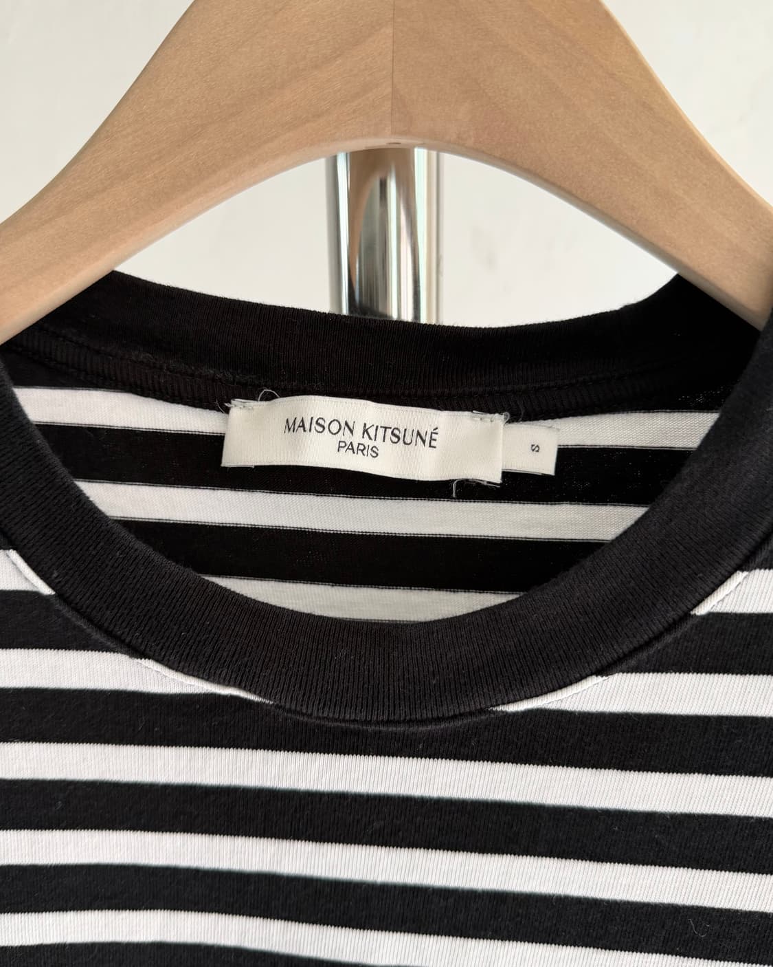 Maison Kitsune 메종키츠네 트리컬러폭스 단가라 슬리브 상품이미지5