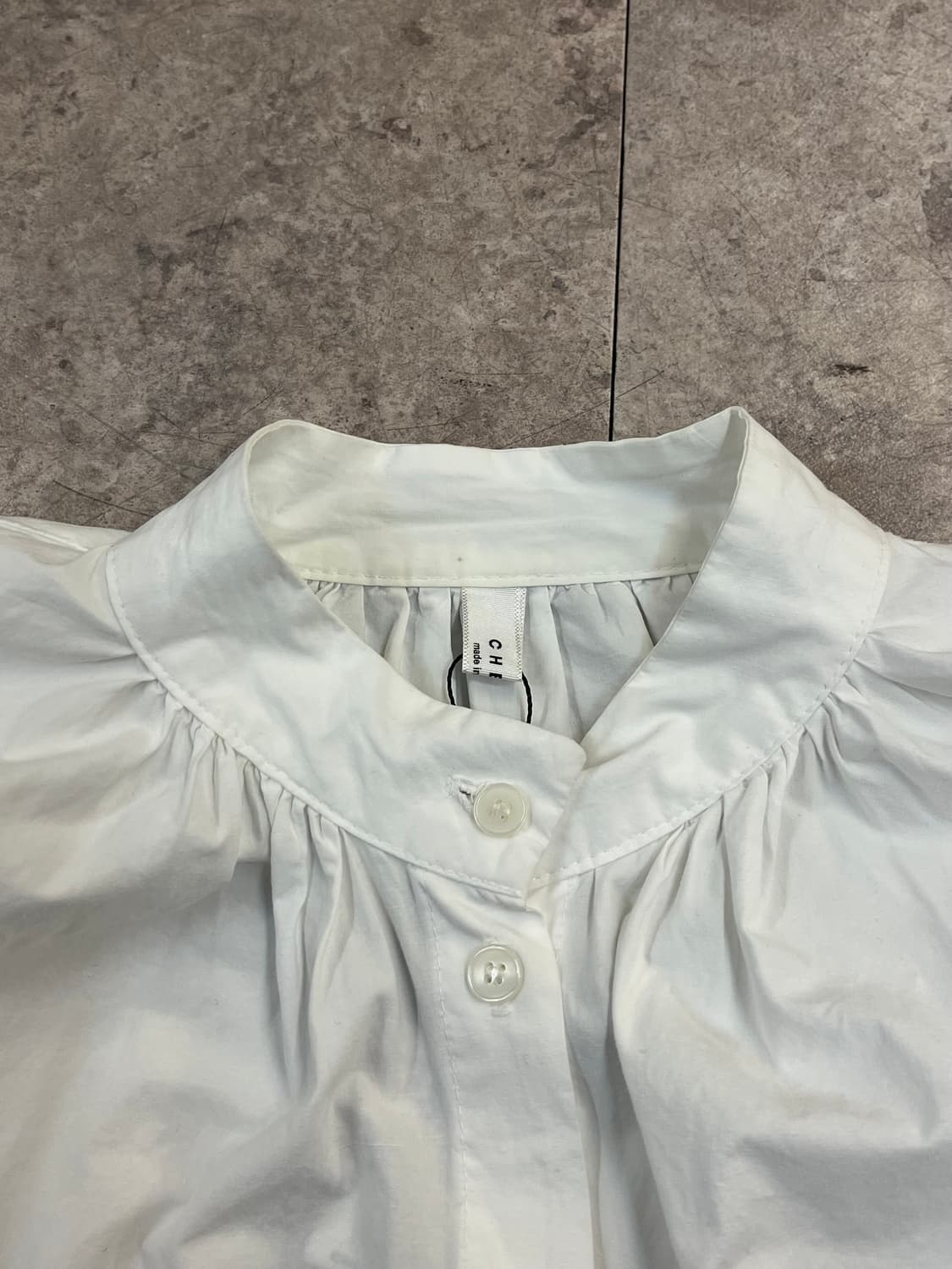 빈티지 코튼 블라우스 화이트 #csz3283  상품이미지4