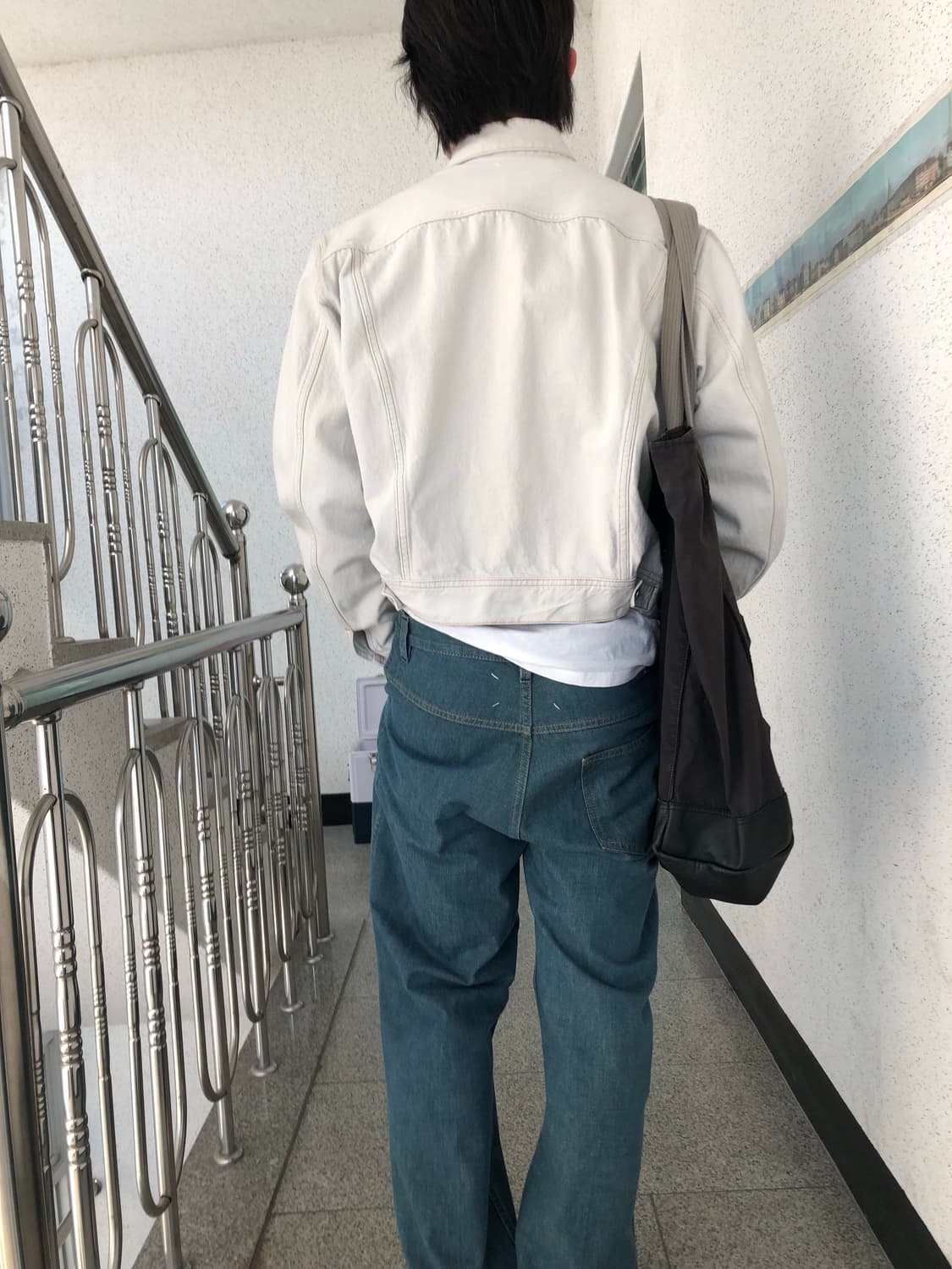 (예약중) 마르지엘라 백 스티치 스트레이트 진 상품이미지4