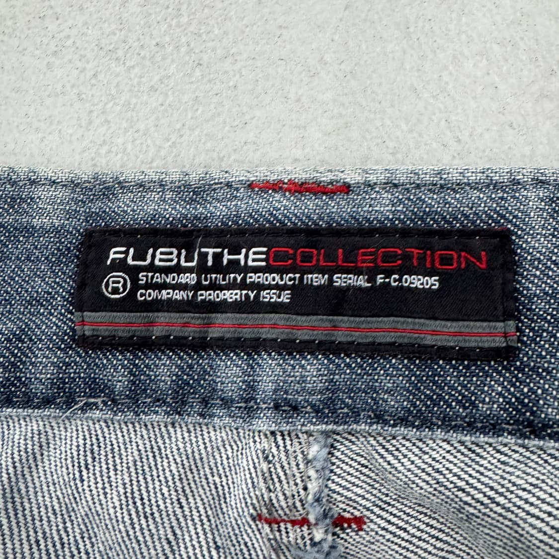 FUBU 후부 백로고 새깅 탄창 와이드 데님팬츠 상품이미지9