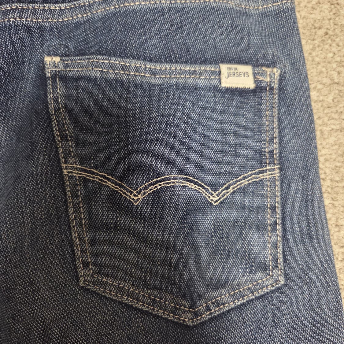 Edwin 에드윈 재팬 밴딩 데님팬츠 청바지 S-M 상품이미지4