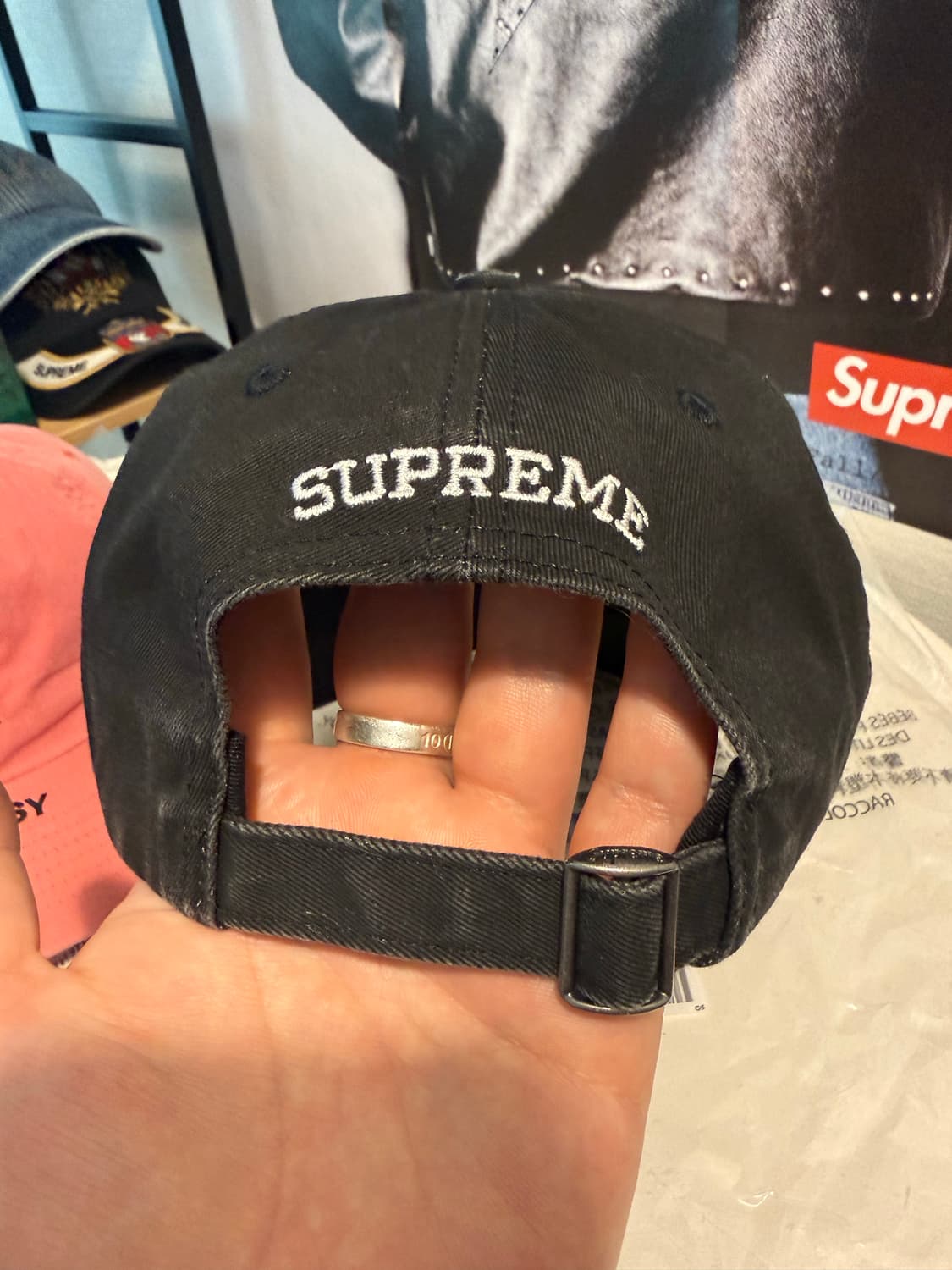 슈프림 25FW 피그먼트 코티드 6패널 S로고 볼캡 상품이미지9