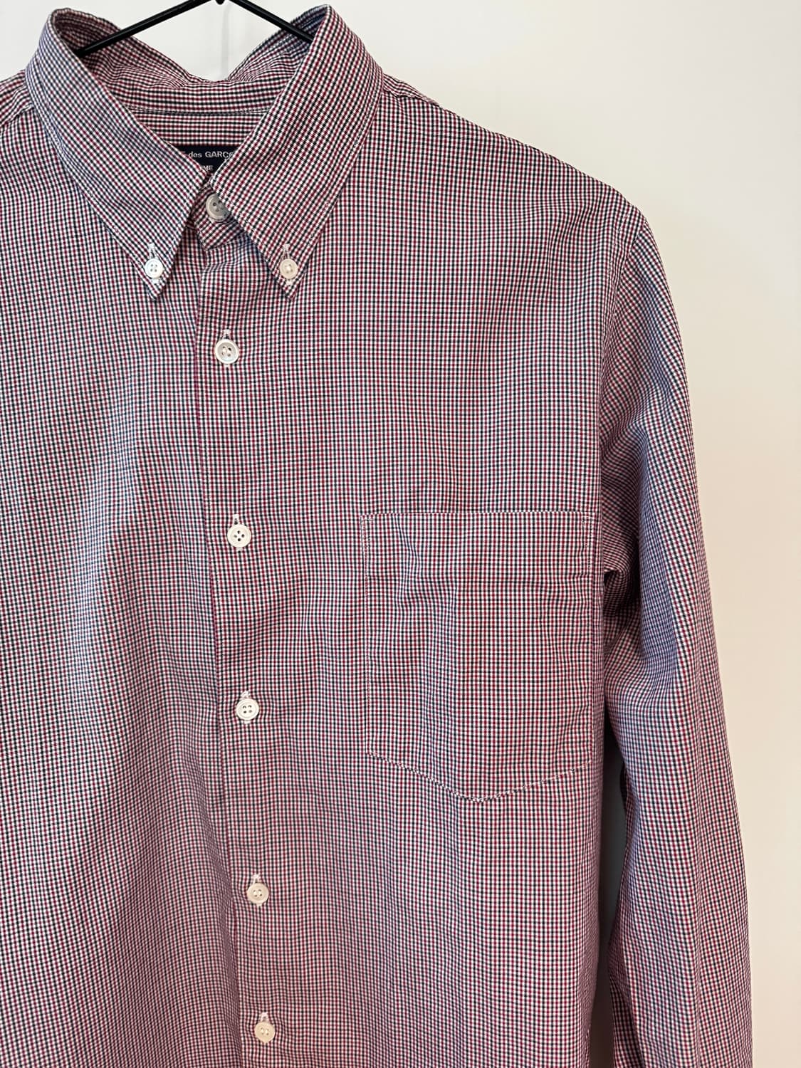 Comme des Garcons homme check shirt 상품이미지1