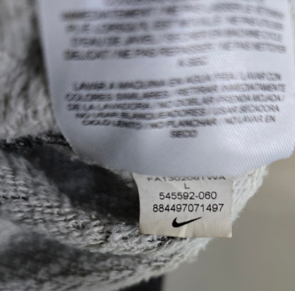 나이키 카모플라쥬 후드티 L 상품이미지5